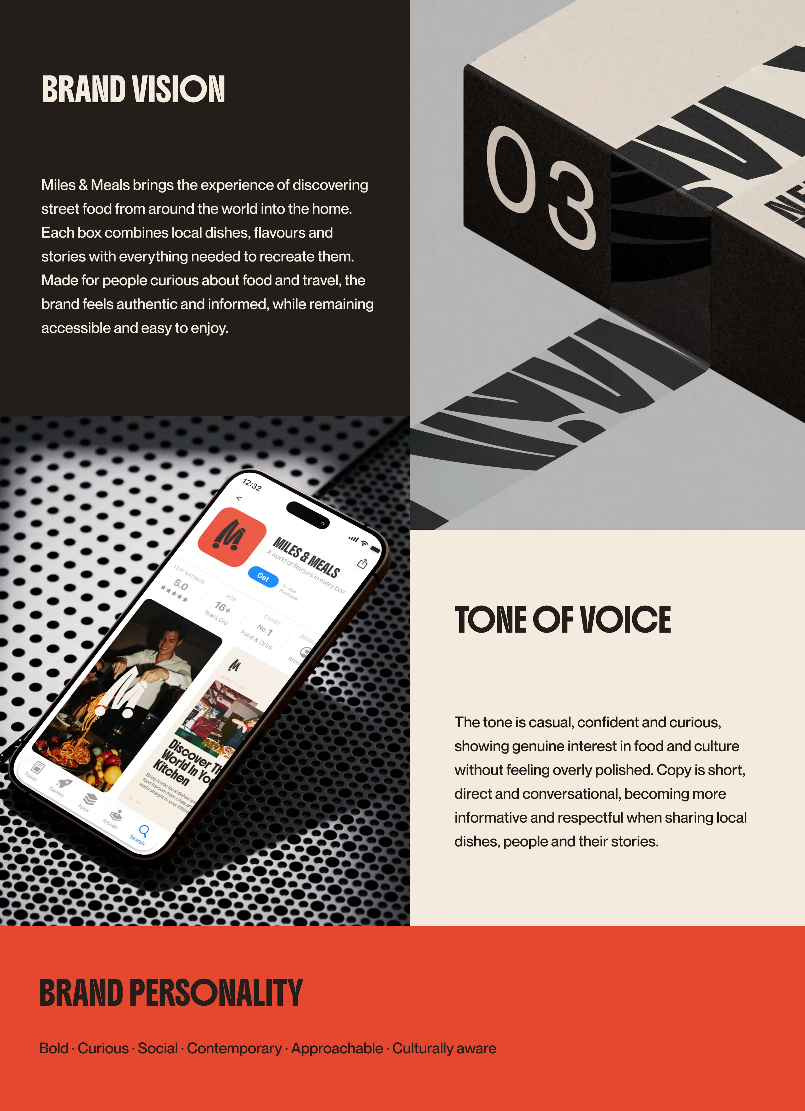 Brand vision, tone of voice and personality