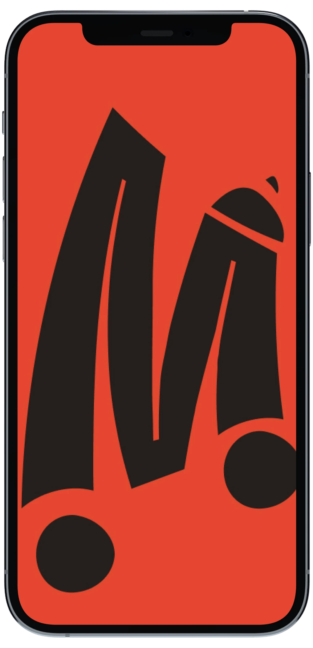 Splash screen with the Miles & Meals symbol